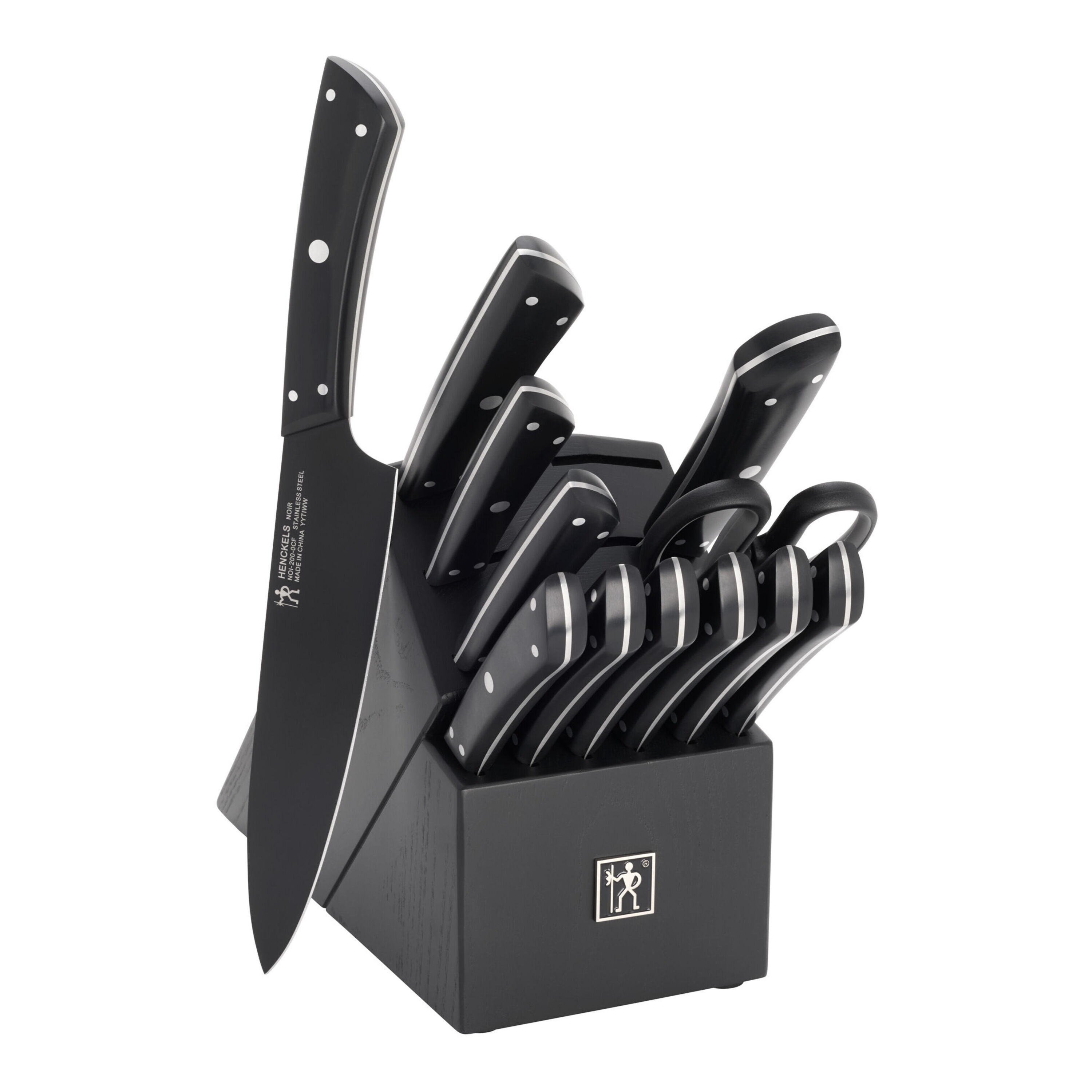 Henckels Noir 13-pc, Knife Block Set
