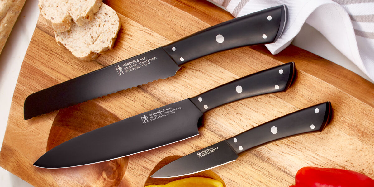 Noir 6-pc, Knife Set w/Magnetic Easel | Henckels US