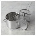 8.45 qt, Stainless Steel, Pasta Pot With Colander Baskets,,large