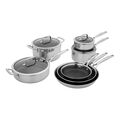 11 Piece stainless steel Cookware set,,large