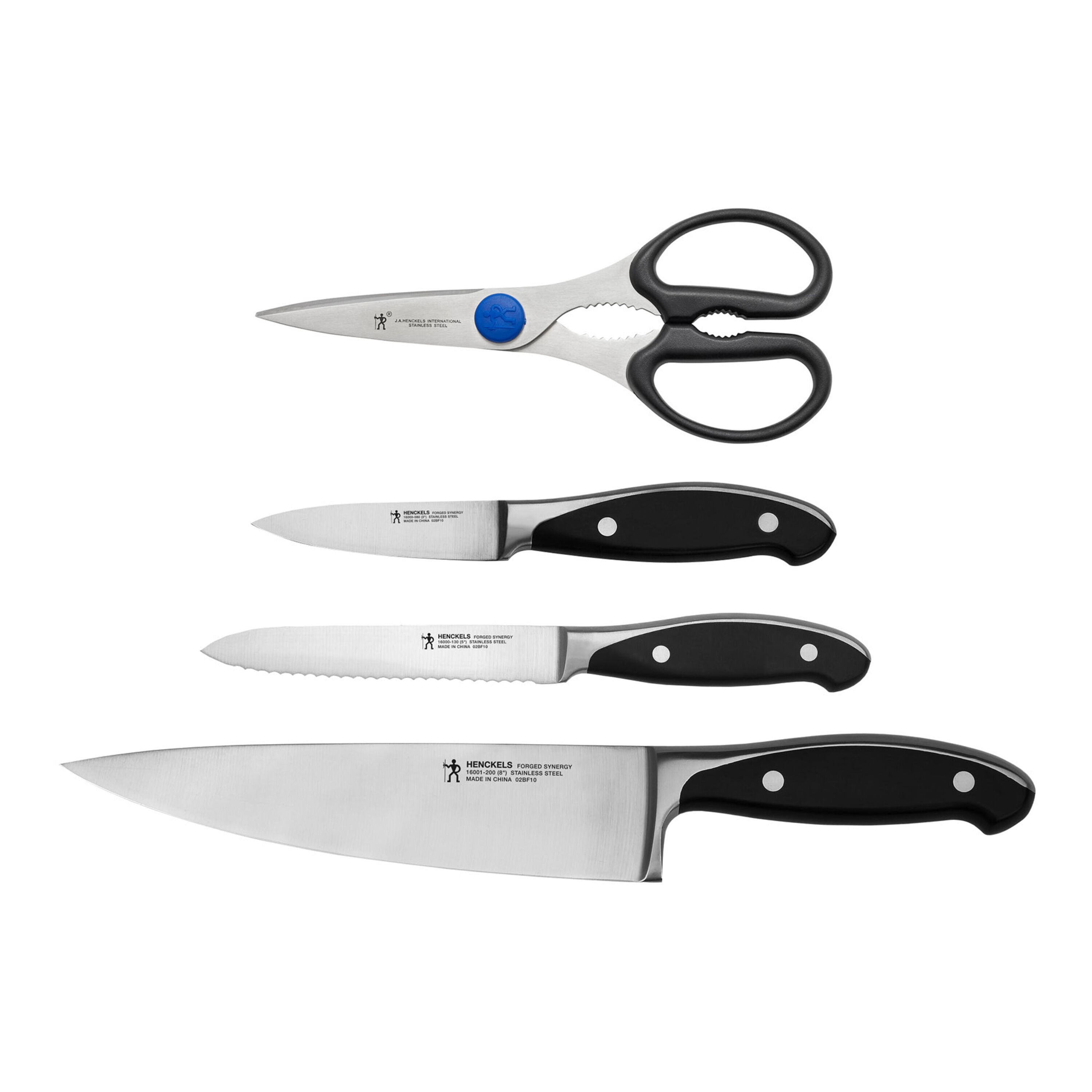 Forged Synergy 4-pc, Starter Knife Set With Shears | Henckels US