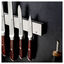 6-pc, Wood Handled Knife Set with Magnetic Wall Mount,,large preview