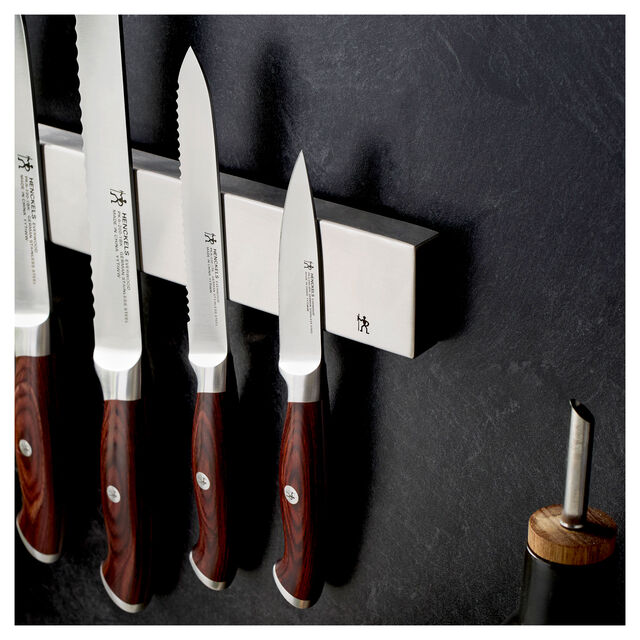 6-pc, Wood Handled Knife Set with Magnetic Wall Mount,,large