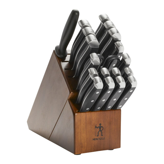 20 Piece, Knife block set, Walnut,,large