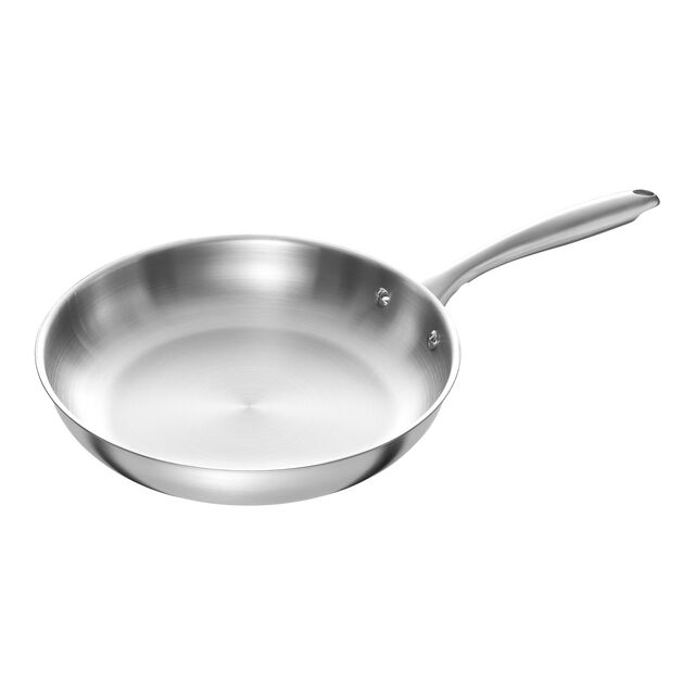 Bratpfanne 28 cm, Edelstahl, Silber,,large