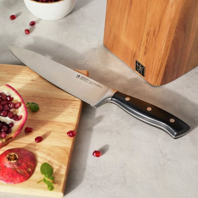 10 Piece, Knife block set, black,,large