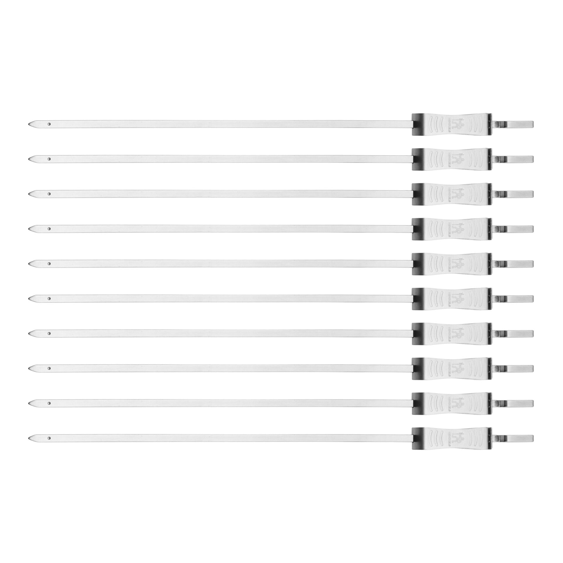 10-pc, Stainless Steel Barbecue Skewers Set,,large