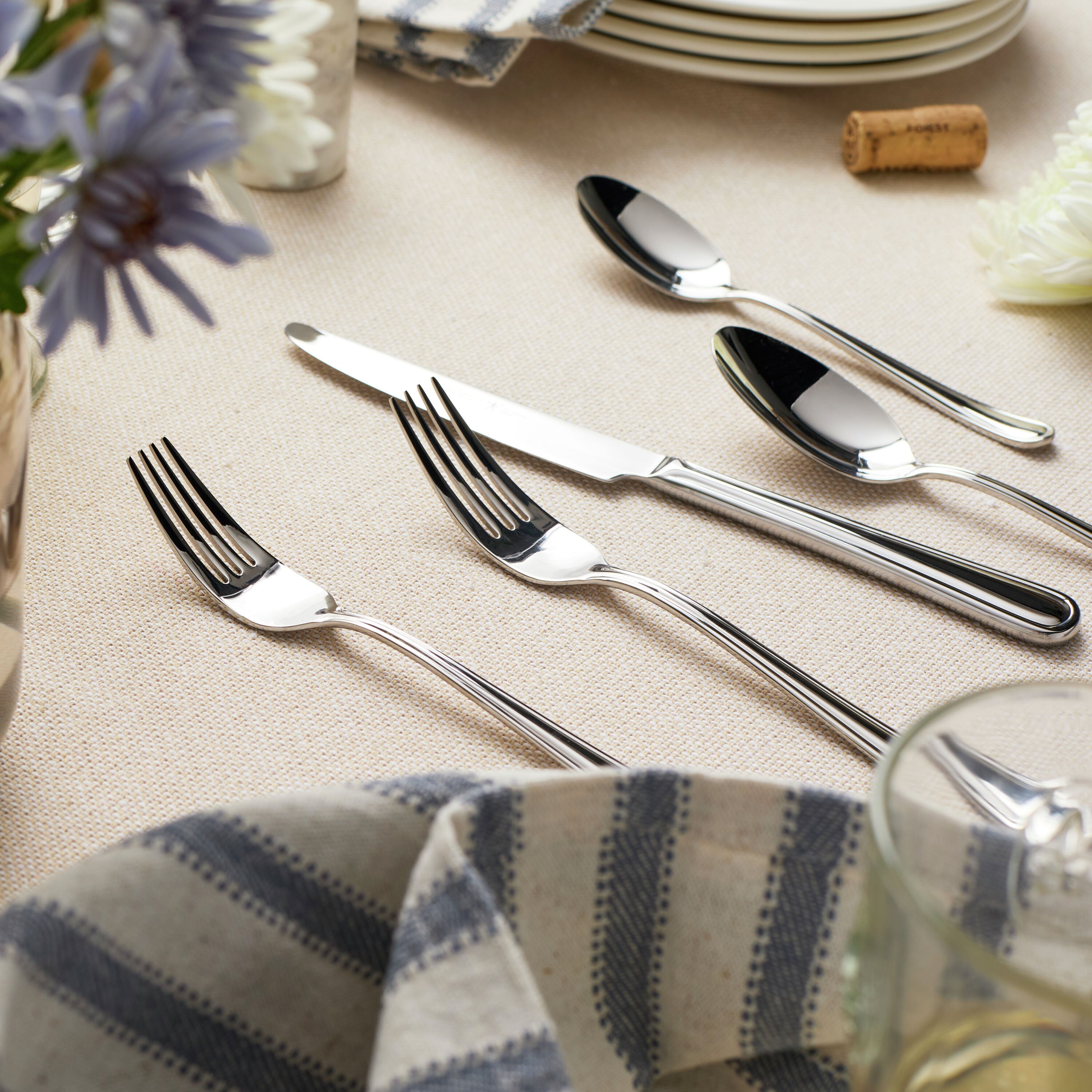 Buy Madison Square 65-pc, 18/10 Stainless Steel, Flatware Set