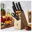 7 Piece, Knife block set, nature,,large preview