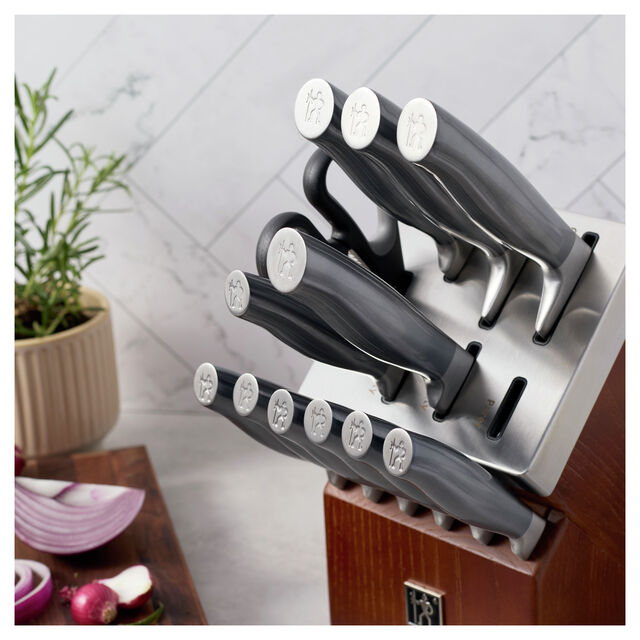 14-pc, Self-Sharpening Knife Block Set,,large