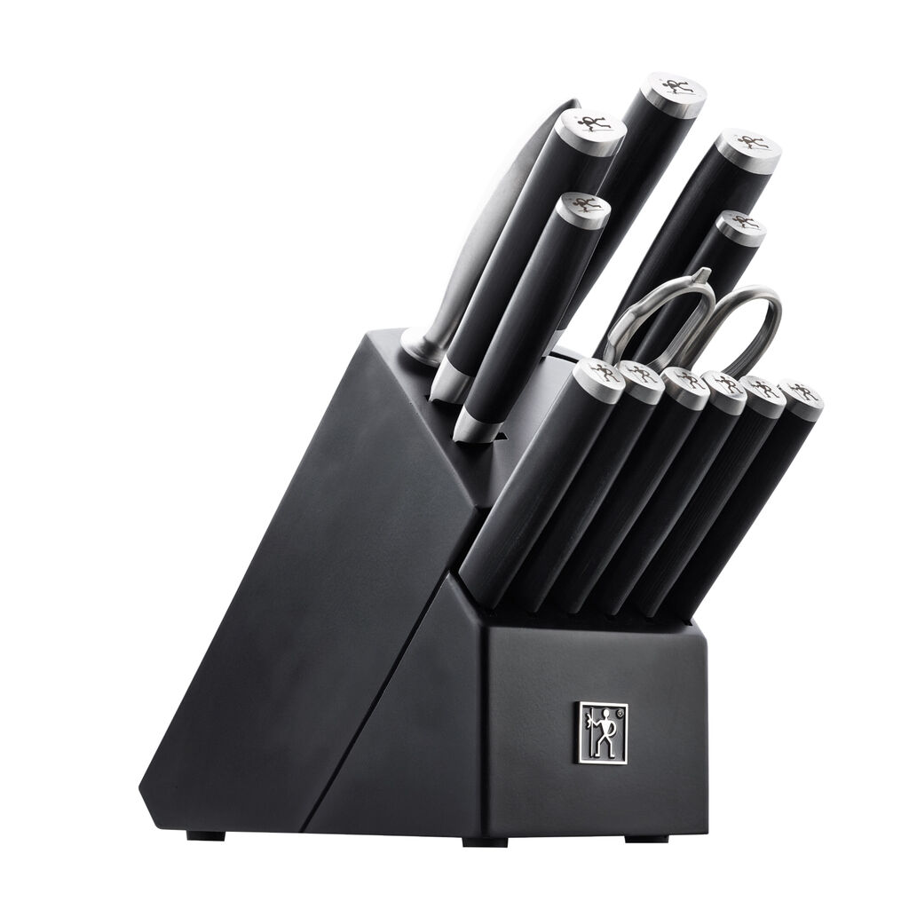 14 Piece, Knife block set, black,,large