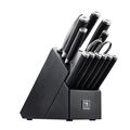 14 Piece, Knife block set, black,,large