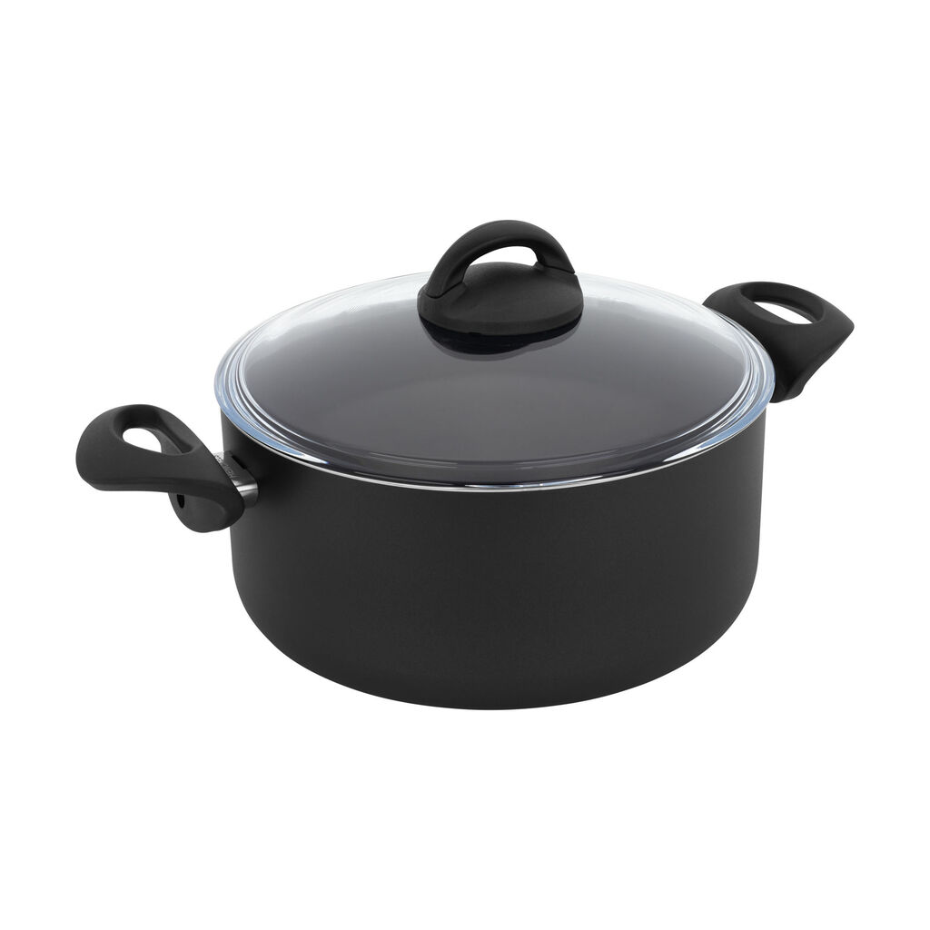 10 Piece aluminum Cookware Set - Black,,large