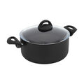 10 Piece aluminum Cookware Set - Black,,large
