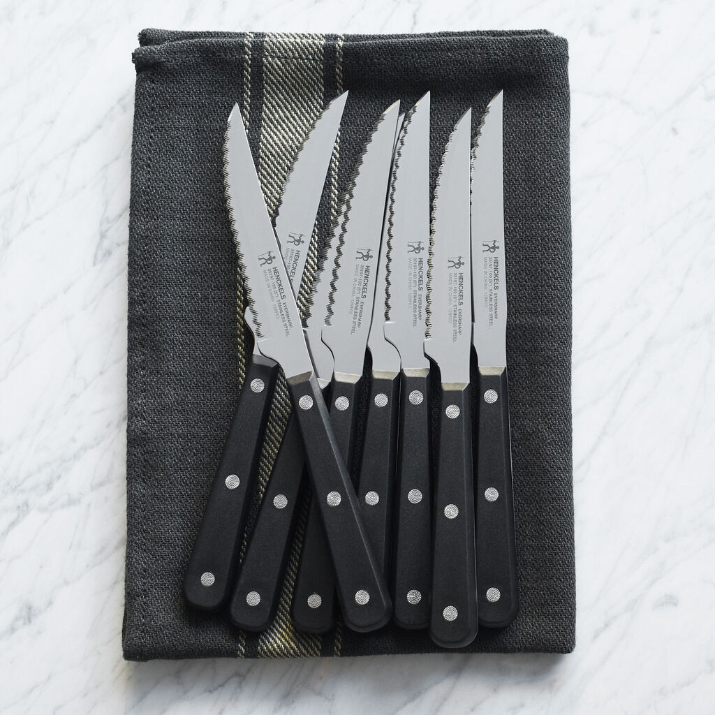 8 Piece, Steak set, black,,large