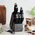 14 Piece, Knife block set, black,,large