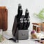 14 Piece, Knife block set, black,,large preview