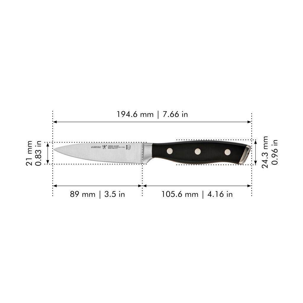 3.5-inch, Paring knife, black,,large