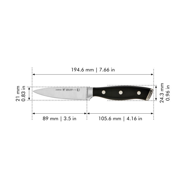 3.5-inch, Paring knife, black,,large