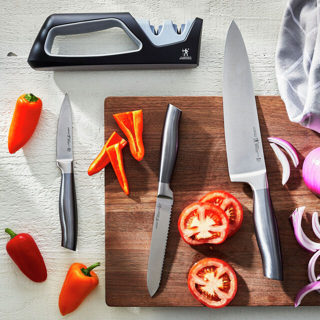 4 Piece, Knife set, graphite-grey,,large