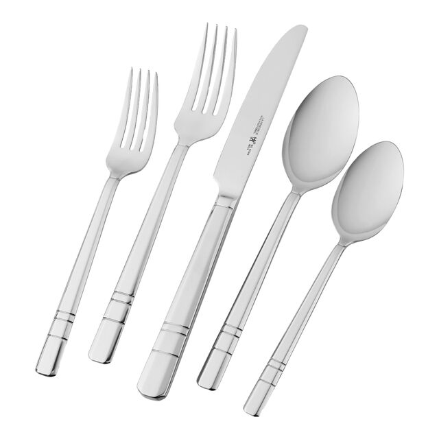 20 Piece Flatware Set polished,,large