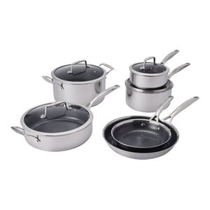 10 Piece stainless steel Cookware set