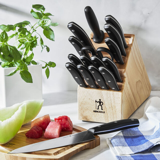 17 Piece, BLOCK SET WITH BONUS CHEESE SET, nature,,large