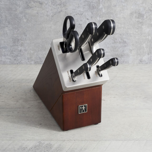 7-pc, Self-Sharpening Knife Block Set,,large