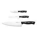 3 Piece, Knife set, black,,large