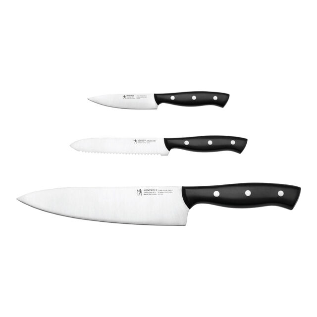 3 Piece, Knife set, black,,large