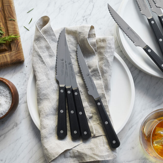 8 Piece, Steak set, black,,large