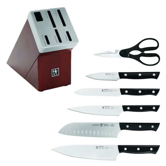 7-pc, Self-Sharpening Knife Block Set,,large