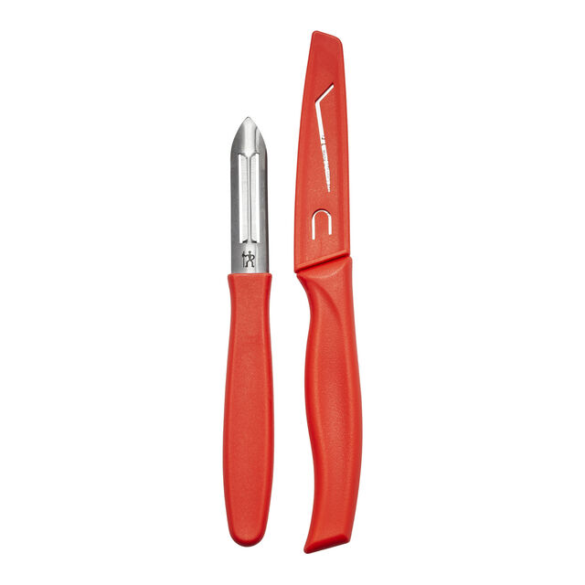 2 Piece, Knife set, red,,large