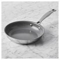 8.00 inch, Stainless Steel, Ceramic Nonstick Frying Pan,,large