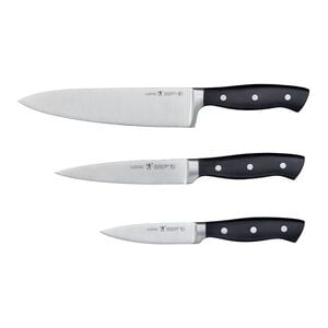 3 Piece, Knife set, black