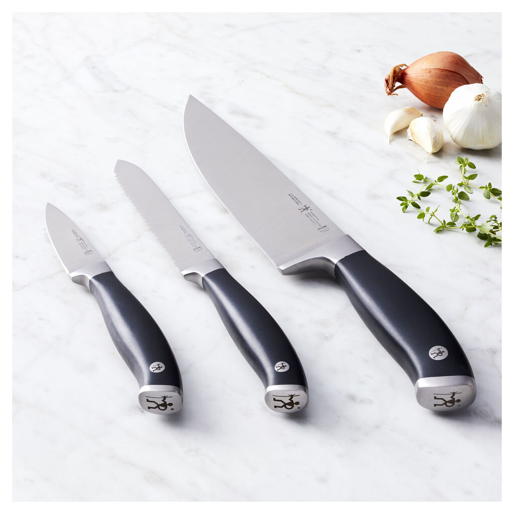 3 Piece, Knife set, black,,large