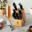 15 Piece, Knife block set, nature,,large preview