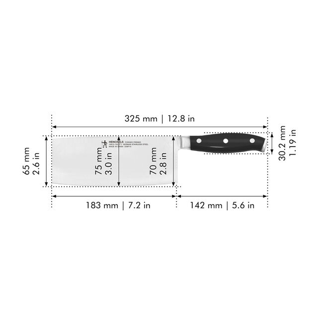 7.00 inch, Cleaver,,large