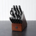 14-pc, Self-Sharpening Knife Block Set,,large
