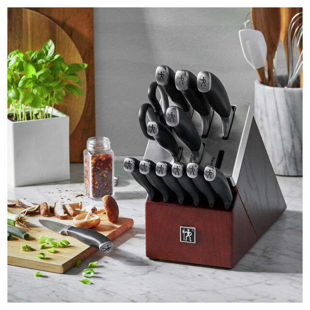 14-pc, Self-Sharpening Knife Block Set,,large