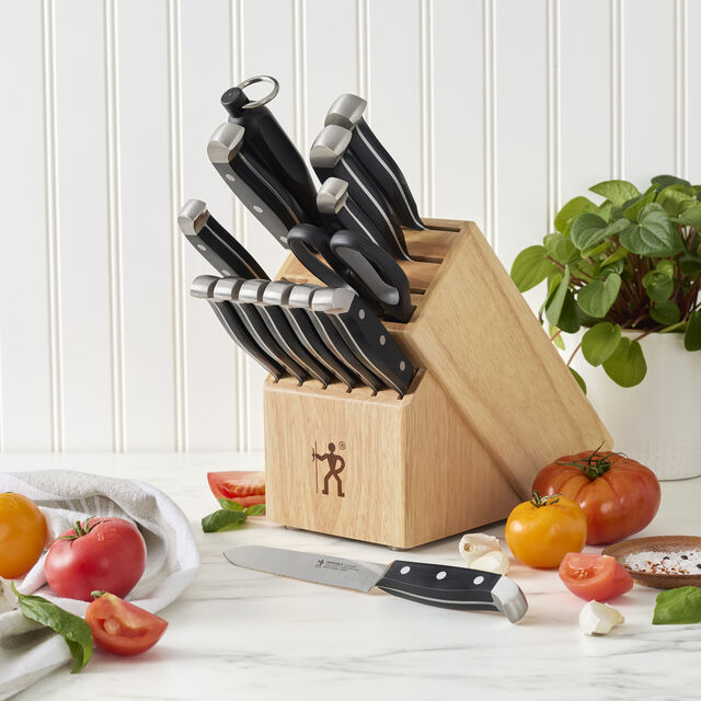 15 Piece, Knife block set, nature,,large