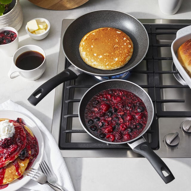 2 Piece aluminum Fry Pan Set - Granite,,large