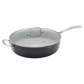 5 qt, Aluminum, Ceramic Nonstick Sauté Pan W/Lid,,large