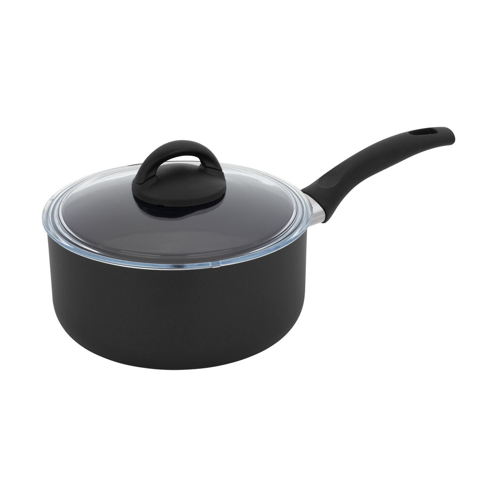 10 Piece aluminum Cookware Set - Black,,large