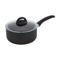 10 Piece aluminum Cookware Set - Black,,large