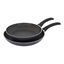2 Piece aluminum Frypan Set - Black,,large preview