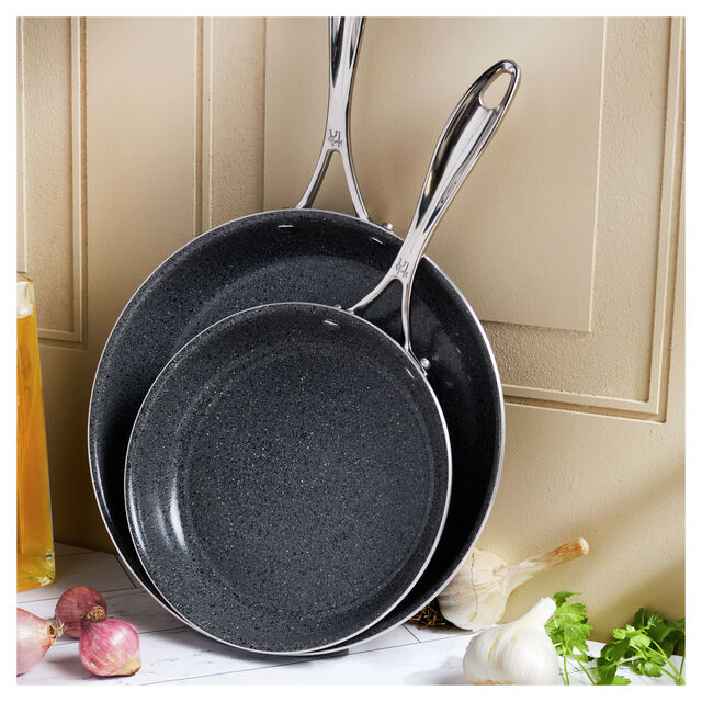 3-pc, Aluminum, Ceramic Nonstick Frying Pan Set,,large