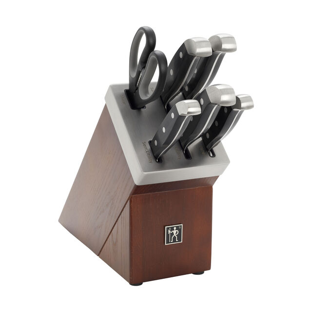 7-pc, Self-Sharpening Knife Block Set,,large