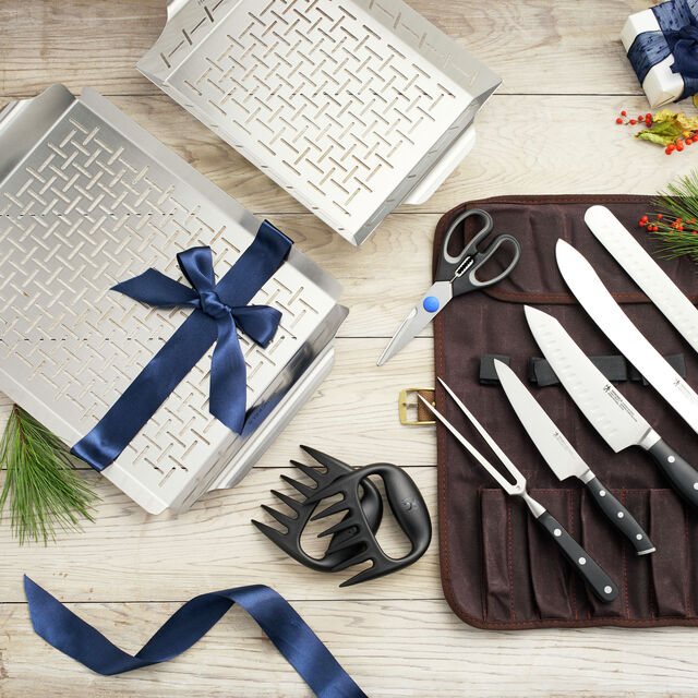 2-pc, Stainless Steel, Grill Topper And Basket Set,,large