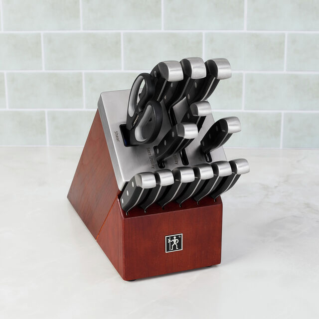 14-pc, Self-Sharpening Knife Block Set,,large